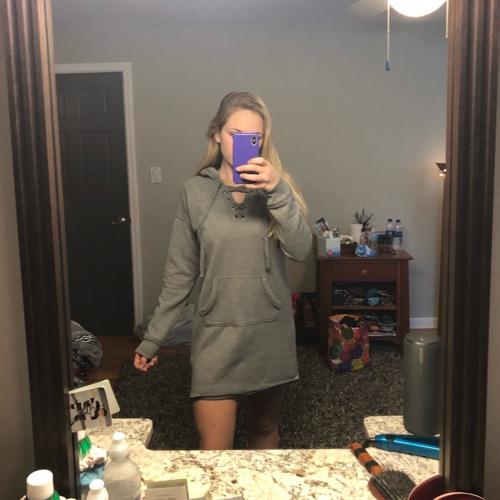hollister sweatshirt dress